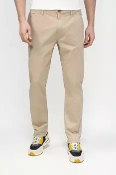 Брюки хлопковые прямого кроя Blend