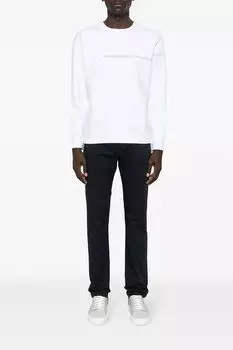 Брюки хлопковые прямого кроя Paul & Shark