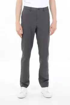 Брюки хлопковые прямого кроя Tommy Hilfiger