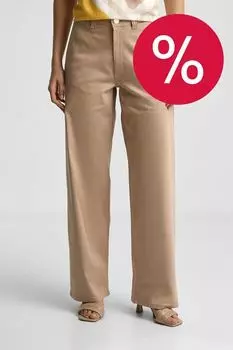 Брюки хлопковые прямые Betty & Co