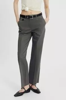 Брюки хлопковые с фальш карманом Nume