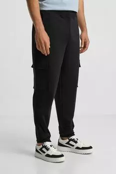 Брюки хлопковые с карманами HUGO