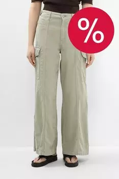 Брюки хлопковые с карманами HUGO