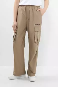 Брюки хлопковые с карманами Karl Lagerfeld Jeans