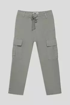 Брюки хлопковые с карманами на кулиске GIOCO