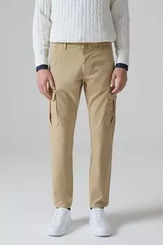 Брюки хлопковые с карманами Piombo