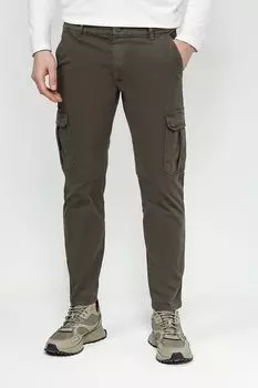 Брюки хлопковые с карманами Piombo