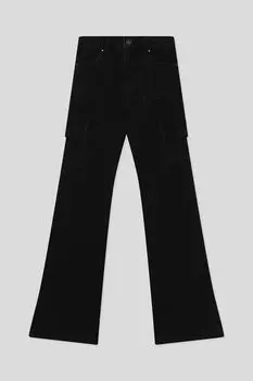 Брюки хлопковые с карманами расклешенные OVS