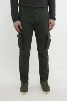 Брюки хлопковые с карманами Superdry