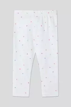 Брюки хлопковые с принтом Aspaya