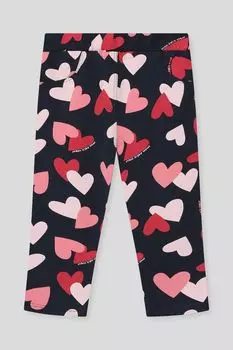 Брюки хлопковые с принтом Fagottino