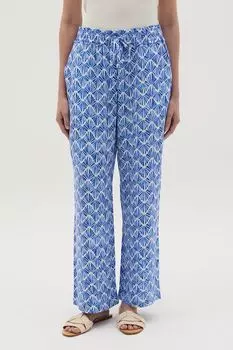 Брюки хлопковые с принтом OVS