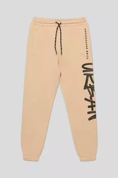 Брюки хлопковые с принтом OVS