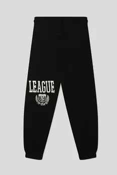 Брюки хлопковые с принтом OVS