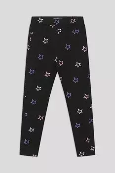 Брюки хлопковые с принтом OVS