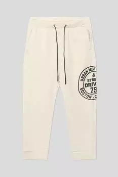 Брюки хлопковые с принтом OVS