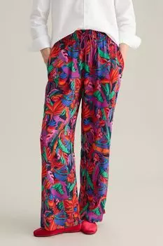 Брюки хлопковые с принтом Piombo