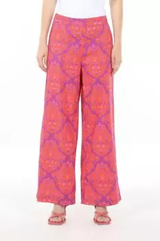 Брюки хлопковые с принтом Piombo