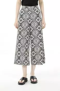 Брюки хлопковые с принтом Piombo