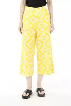 Брюки хлопковые с принтом Piombo