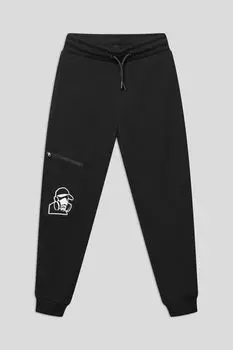 Брюки хлопковые с принтом Reporter Young