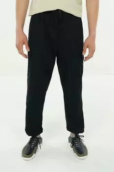 Брюки хлопковые с защипами и карманами Calvin Klein Jeans