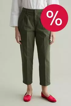 Брюки хлопковые с защипами Piombo