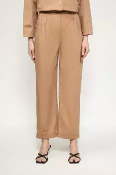 Брюки хлопковые с защипами UNQ