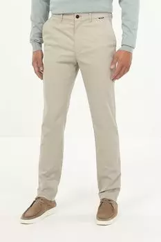 Брюки хлопковые зауженного кроя Calvin Klein