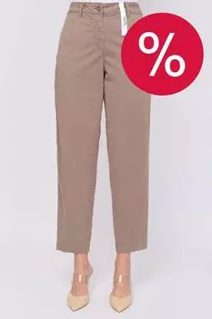 Брюки хлопковые зауженного кроя Franco Vello