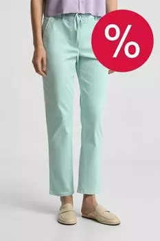 Брюки хлопковые зауженного кроя Gerry Weber