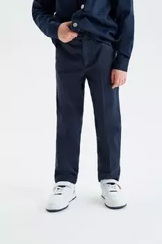 Брюки хлопковые зауженного кроя Silver Spoon Life