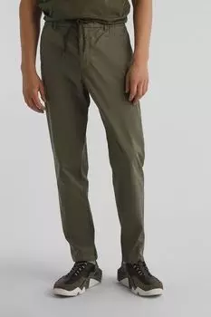 Брюки хлопковые зауженные BOSS