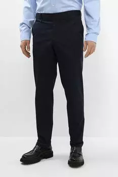 Брюки хлопковые зауженные BOSS