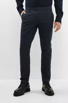 Брюки хлопковые зауженные Bugatti