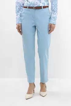 Брюки хлопковые зауженные Comma