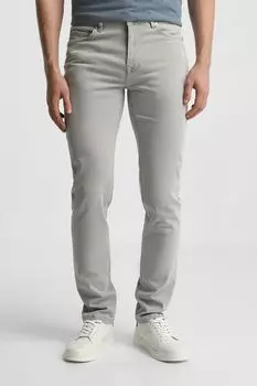 Брюки хлопковые зауженные Lacoste