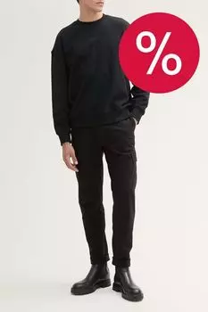 Брюки хлопковые зауженные TOM TAILOR