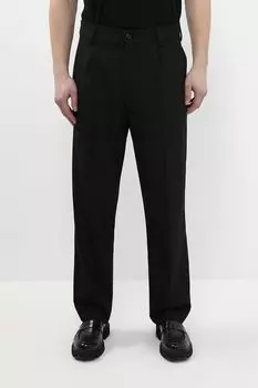 Брюки из эластичного твила со стрелками HUGO