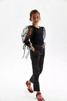 Брюки из атласной ткани Silver Spoon Life