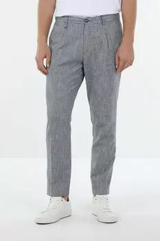 Брюки из хлопка и льна Antony Morato