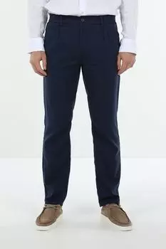 Брюки из хлопка и льна Blend