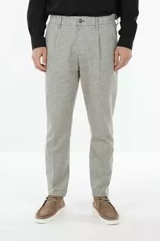 Брюки из хлопка и льна Casual Friday