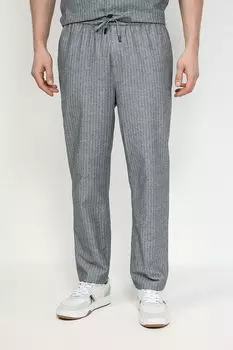 Брюки из хлопка и льна MARCO DI RADI