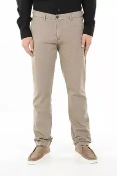 Брюки из хлопка и льна Piombo