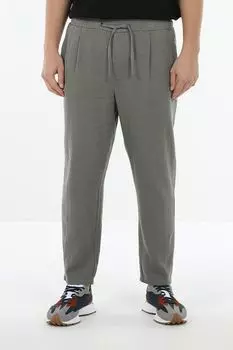 Брюки из льна и хлопка на кулиске Casual Friday