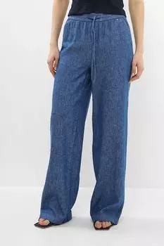 Брюки из льна и хлопка на кулиске s.Oliver