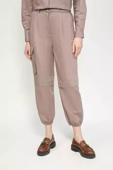 Брюки из льна и хлопка с карманом UNQ