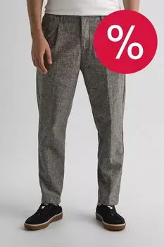 Брюки из льна и хлопка зауженного кроя Casual Friday