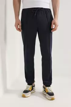 Брюки из смесового хлопка на кулиске Antony Morato